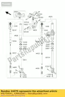 440750041, Kawasaki, damper-set-fork kawasaki ZX ninja rr 600 6, Novo