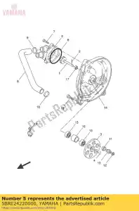 yamaha 5BRE24220000 capa, habitação - Lado inferior