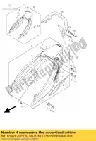 6816542F20ML8, Suzuki, tape,seat tail suzuki gsx 1400, New