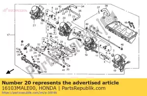 Honda 16103MALE00 carburador assy ( - Lado inferior