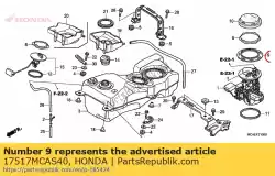 Here you can order the ring, spacer from Honda, with part number 17517MCAS40: