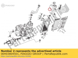Aprilia 00H03804501, Zbiornik wodny, OEM: Aprilia 00H03804501