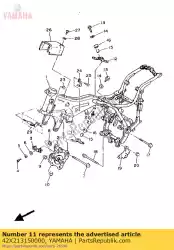 Aquí puede pedir quedarse, motor 2 de Yamaha , con el número de pieza 42X213150000: