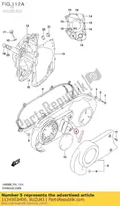 suzuki 1134503H00 ple??, os?onka sprz?g?a - Dół