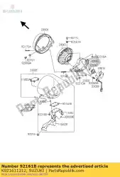 Tutaj możesz zamówić damper, head lam od Suzuki , z numerem części K921611212: