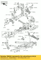 550200107, Kawasaki, guardia, escalón delantero, lh kawasaki zx10r ninja c  zx 10rr 10r 1000 , Nuevo