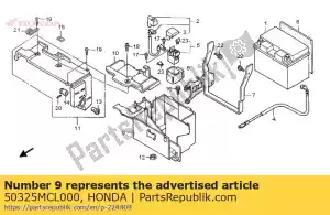 Honda 50325MCL000 box,battery - Bottom side