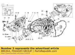 Here you can order the gasket ring 28x40x7 from Piaggio Group, with part number 886364: