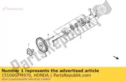 Aqui você pode pedir o nenhuma descrição disponível no momento em Honda , com o número da peça 15100GFM970: