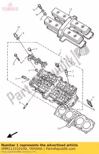 Yamaha 4MM111010100 zespó? g?owicy cylindrów - Dół