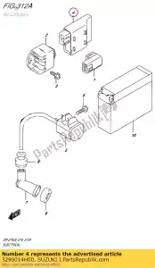 suzuki 3290014H00 unidad cdi - Lado inferior