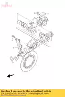 29L25919A000, Yamaha, suporte, almofada yamaha bt fzr trx xj xjr yzf 600 750 850 900 1000 1100 1200 1300 1994 1995 1996 1997 1998 1999 2000 2001 2002 2003 2004 2005 2006, Novo