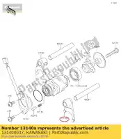 131400037, Kawasaki, horquilla de cambio an112d8f kawasaki  klx 110 2010 2011 2012 2013 2014 2015 2016 2017 2018 2019 2020 2021, Nuevo