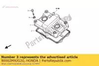 90002MAJG20, Honda, parafuso, tampa da cabeça honda cbf rvf st 500 750 1100 1990 1991 1992 1993 1994 1995 1996 1997 1998 1999 2000 2001 2004 2006 2007 2008, Novo