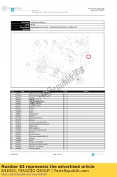 Aprilia 641815, Emi-kern, OEM: Aprilia 641815