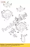 58306001200, KTM, scatola filtro cpl. senza sls'94 ktm  competition duke e egs exc lc4 rxc sc six smc sup super sx sxc txc 350 400 540 620 625 640 660 1994 1995 1996 1997 1998 1999 2000 2001 2002 2003 2004 2005 2006 2020, Nuovo