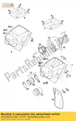 filterdoos cpl. Zonder sls'94 van KTM, met onderdeel nummer 58306001200, bestel je hier online: