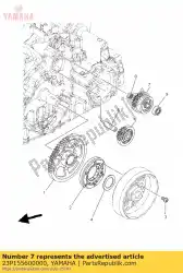 Aquí puede pedir conjunto amortiguador de Yamaha , con el número de pieza 23P155600000: