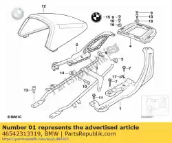 Here you can order the left case holder from BMW, with part number 46542313319: