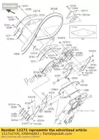 132710704, Kawasaki, placa, pára-brisa, lh, oute vn200 kawasaki vn vulcan 1700 2009 2010 2011 2012 2013 2014 2015 2016, Novo