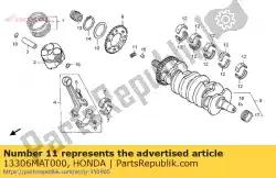Aqui você pode pedir o mola, amortecedor primário em Honda , com o número da peça 13306MAT000: