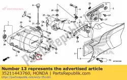 Aquí puede pedir abrazadera, cable del interruptor de Honda , con el número de pieza 35211443760: