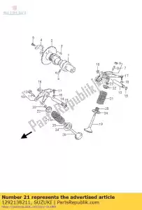 suzuki 1292138211 molla, valvola - Il fondo