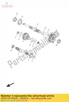 1B9E74100000, Yamaha, asse principale comp. yamaha yp 125 2006 2007 2008 2009 2010 2011 2012 2013 2014 2015 2016, Nuovo