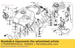 Aquí puede pedir juego de depósito, combustible * año264m * (año264m beige oscuro metálico) de Honda , con el número de pieza 17500MEW920ZG: