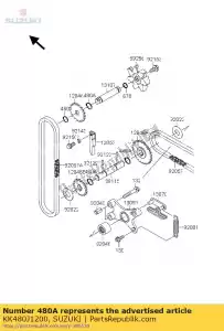 suzuki KK480J1200 circlip,type c - Bottom side