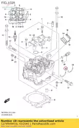 Aqui você pode pedir o anel c, árvore de cames em Suzuki , com o número da peça 1274949H10: