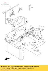 tank, reservoir van Suzuki, met onderdeel nummer 1791019F00, bestel je hier online: