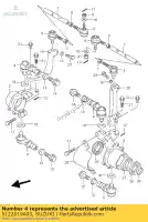 5122019A03, Suzuki, fin, jointure ste suzuki lt a500f quadmaster f250 quadrunner f300f kingquad 4x4 500 250 300 , Nouveau