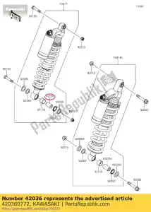 kawasaki 420360772 01 sleeve - Bottom side