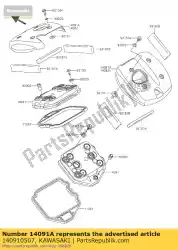 Here you can order the cover,top,fr vn900b6f from Kawasaki, with part number 140910507: