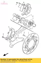 Here you can order the caliper assy from Yamaha, with part number 1NL258105200: