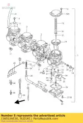 Aquí puede pedir tornillo de Suzuki , con el número de pieza 1360226E30: