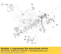 Here you can order the starter relay from Piaggio Group, with part number 6403936: