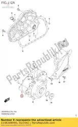 Here you can order the gasket,magneto from Suzuki, with part number 1148348H00: