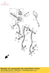 yamaha 42H258850100 joint - Bottom side