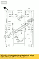 920721089, Kawasaki, Band,cable kawasaki kx 60, New