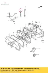 Qui puoi ordinare morsetto da Suzuki , con numero parte 0940406036: