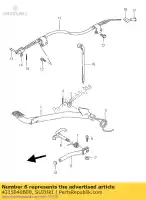 4315040B00, Suzuki, stopper,brk ped suzuki lt 80 2000 2001 2002 2003 2004 2005 2006, New