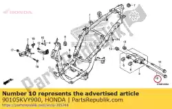 Qui puoi ordinare bullone, flangia, 10x270 da Honda , con numero parte 90105KVY900: