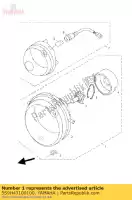 5S9H43100100, Yamaha, headlight unit assy yamaha yw 125 2010, New