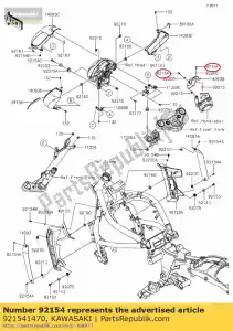 kawasaki 921541470 ?ruba, nasadka, 5x16 en650aff - Dół