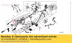 Ici, vous pouvez commander le connecteur, diode (2p) (3a auprès de Honda , avec le numéro de pièce 32146S84003: