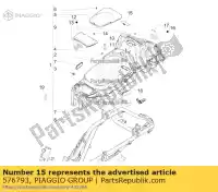 576793, Piaggio Group, Porta de inspeção de teste de tipo gilera piaggio beverly bv fuoco mp mp3 x x evo x8 zapm36401 zapm36601 zapm860x, zapta10w zapm86100, zapm86101 zapm86200, zapm86202 125 150 200 250 300 400 500 2002 2003 2004 2005 2006 2007 2008 2009 2010 2011 2012 2013 2014 2015 2016 2017 2018 2019, Novo