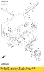 Aqui você pode pedir o buffer, corrente para em Suzuki , com o número da peça 6127329F00: