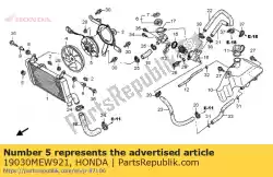Tutaj możesz zamówić zespó? Silnika., wentylator od Honda , z numerem części 19030MEW921: